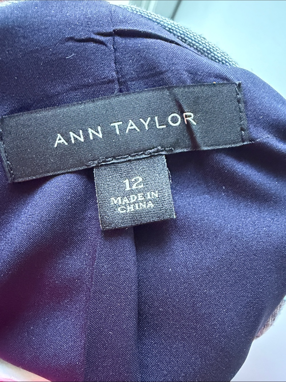 Blue Ann Taylor Women's Single-Button Knit Blazer Size 12 - Picture 2 of 6
